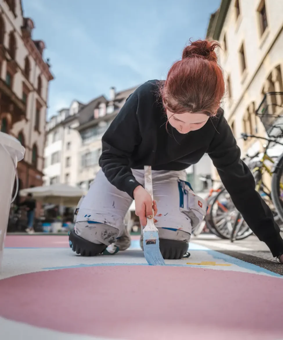 Bodenaufnahme der Kleinarbeit am Rümelinsplatz